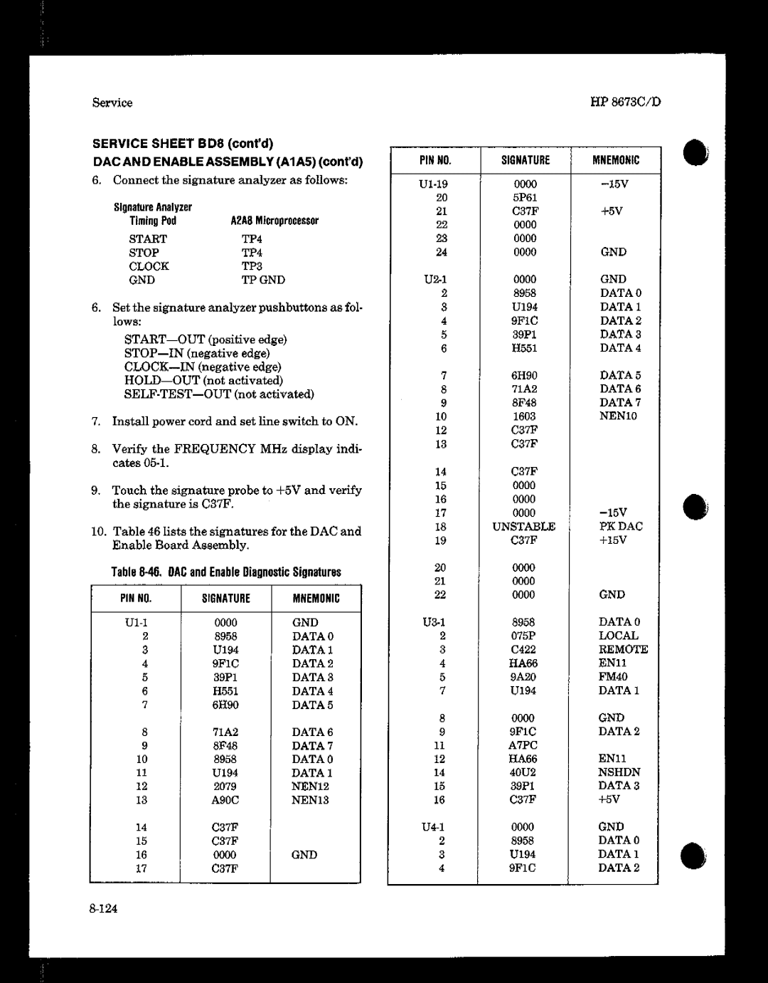 HP 8673 manual 