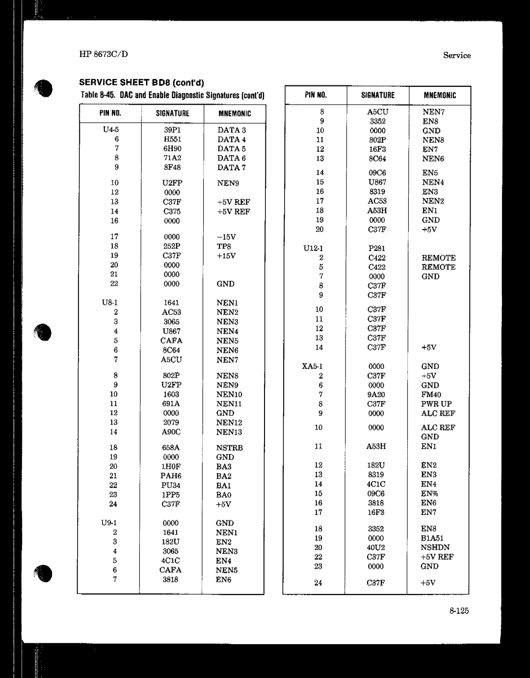 HP 8673 manual 