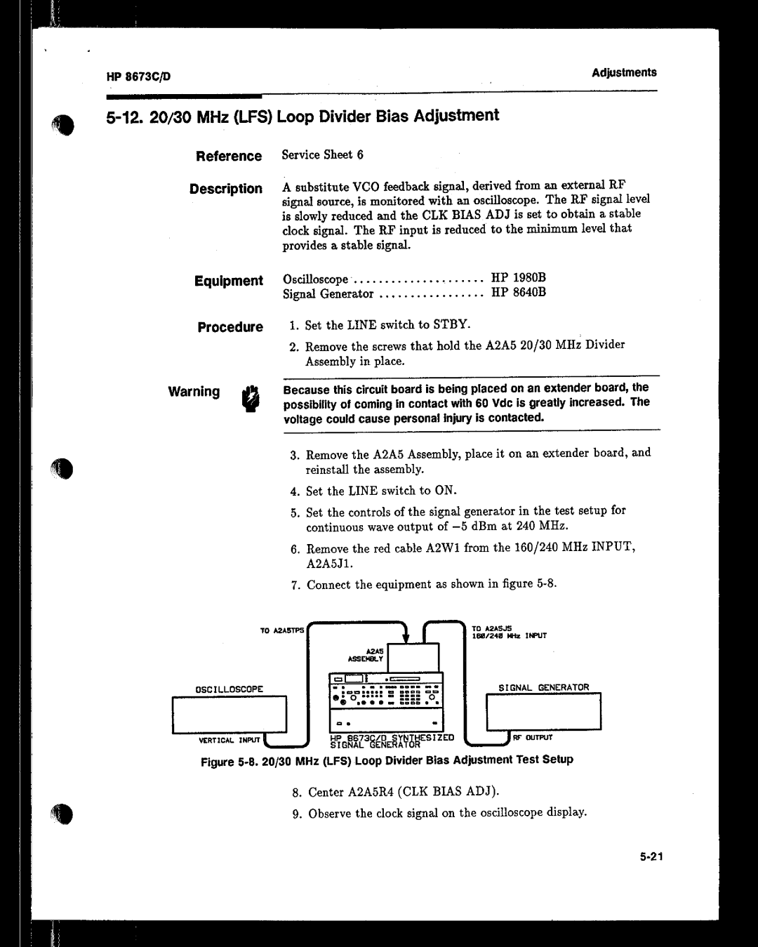 HP 8673 manual 