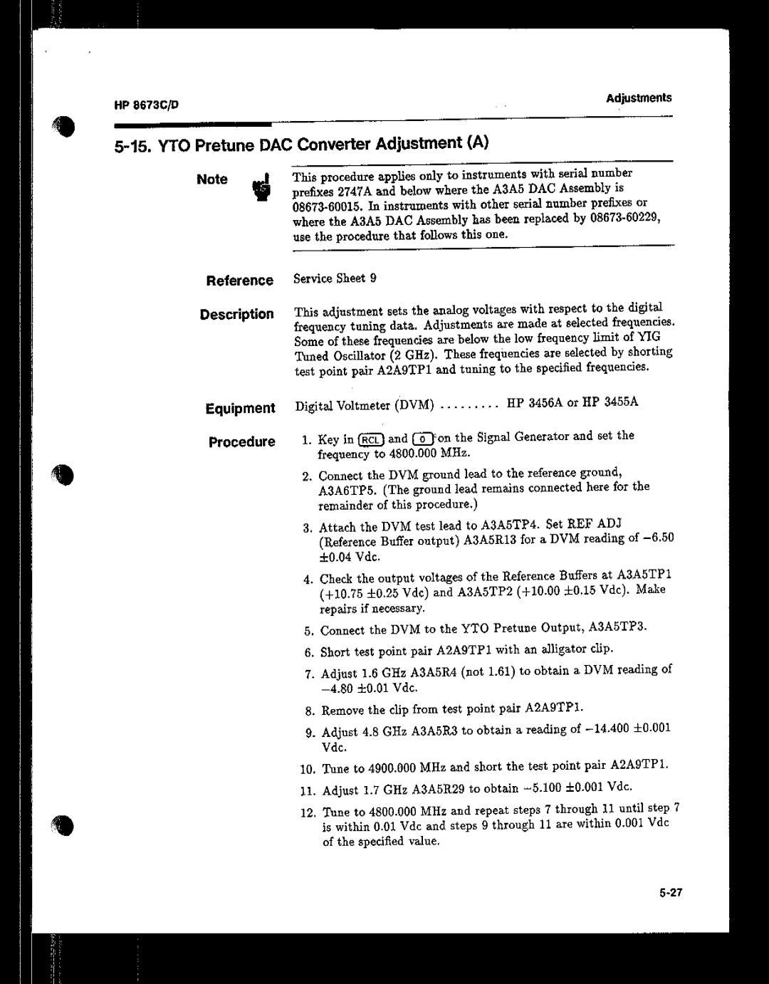 HP 8673 manual 