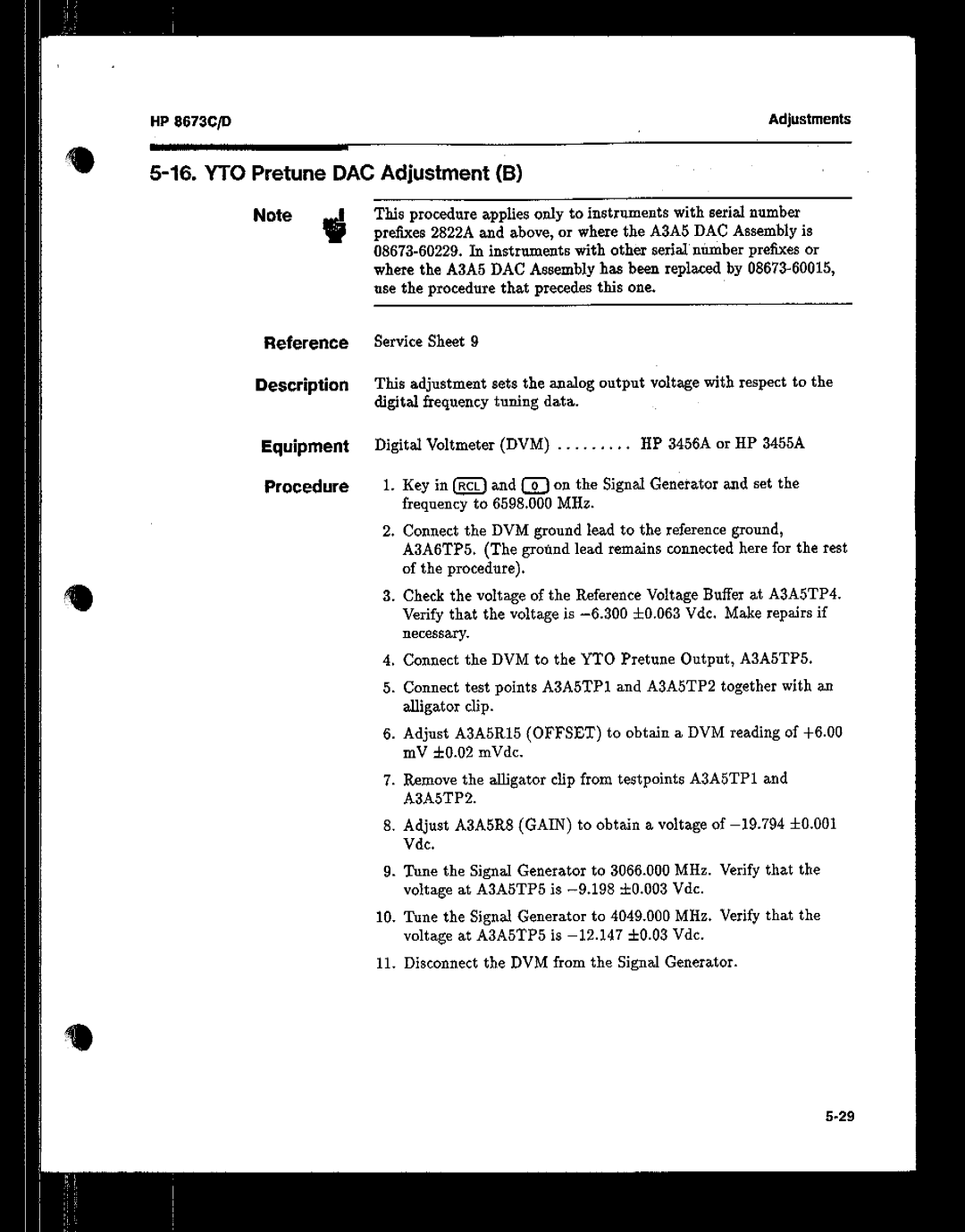 HP 8673 manual 