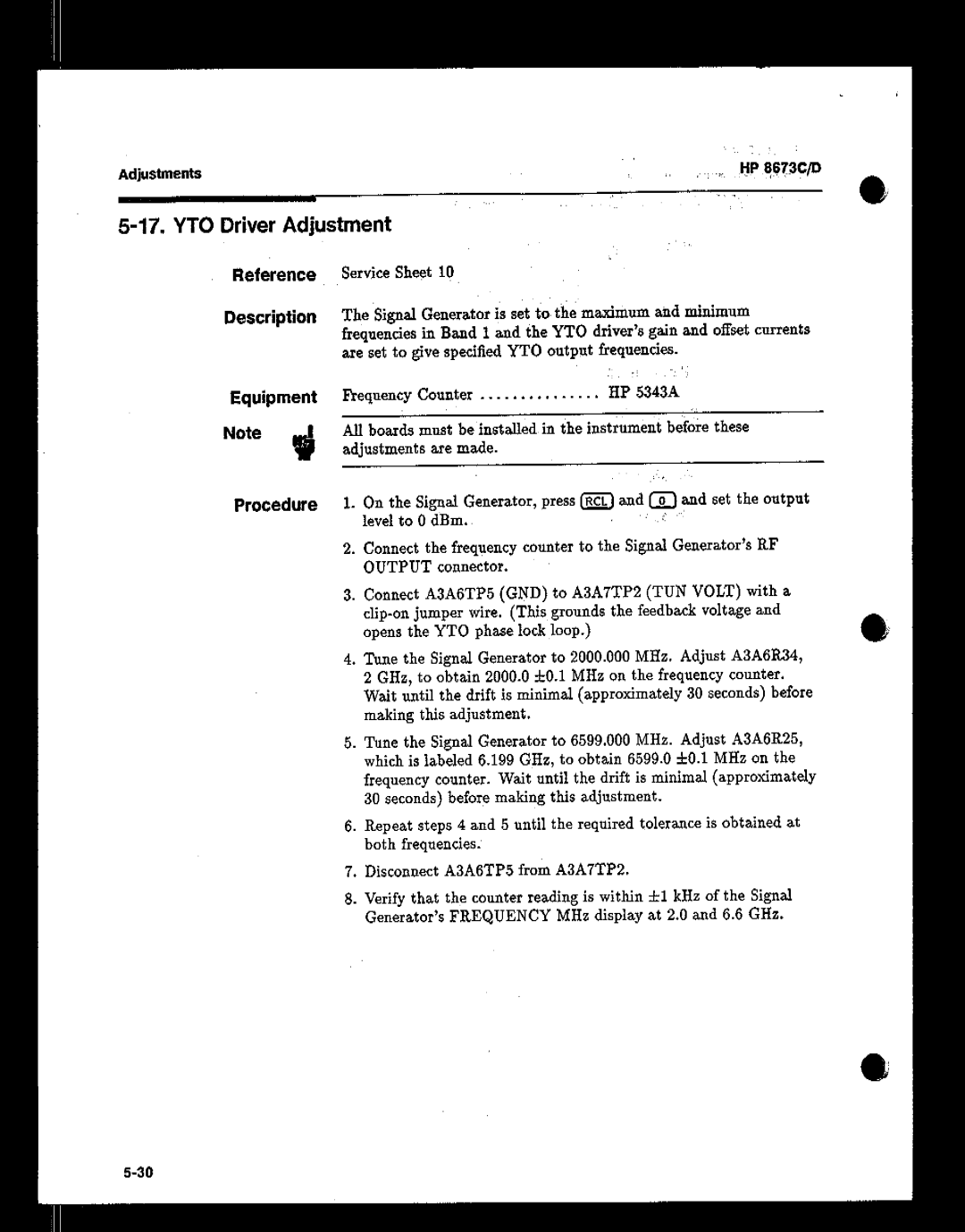 HP 8673 manual 