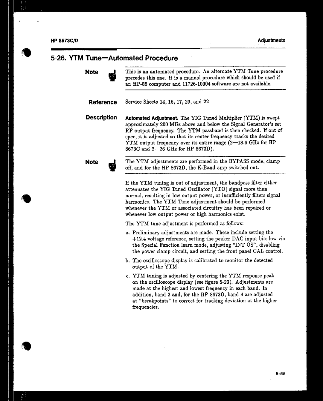 HP 8673 manual 