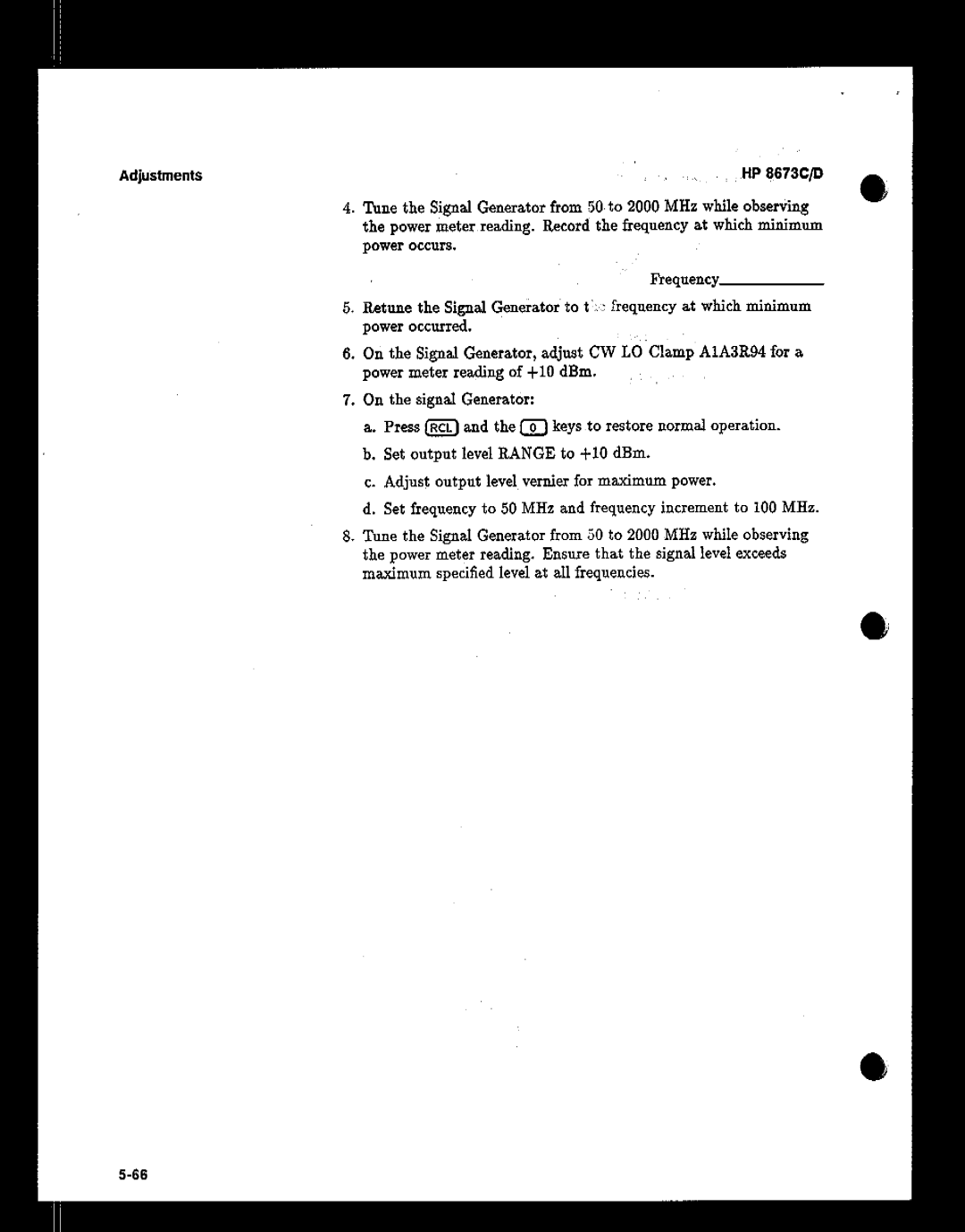 HP 8673 manual 