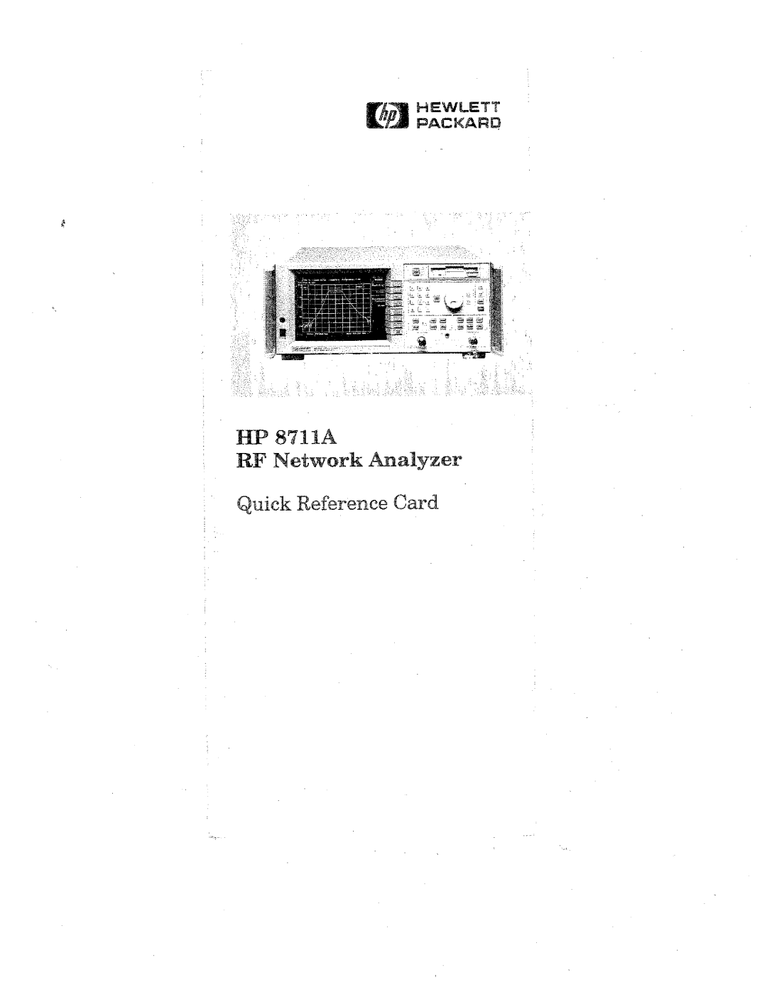 HP 8711A manual 