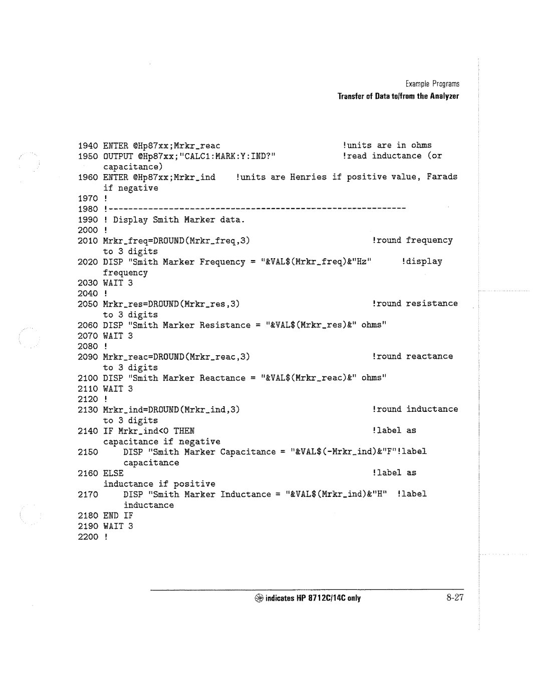 HP 8711C, 8714C, 8712C manual 