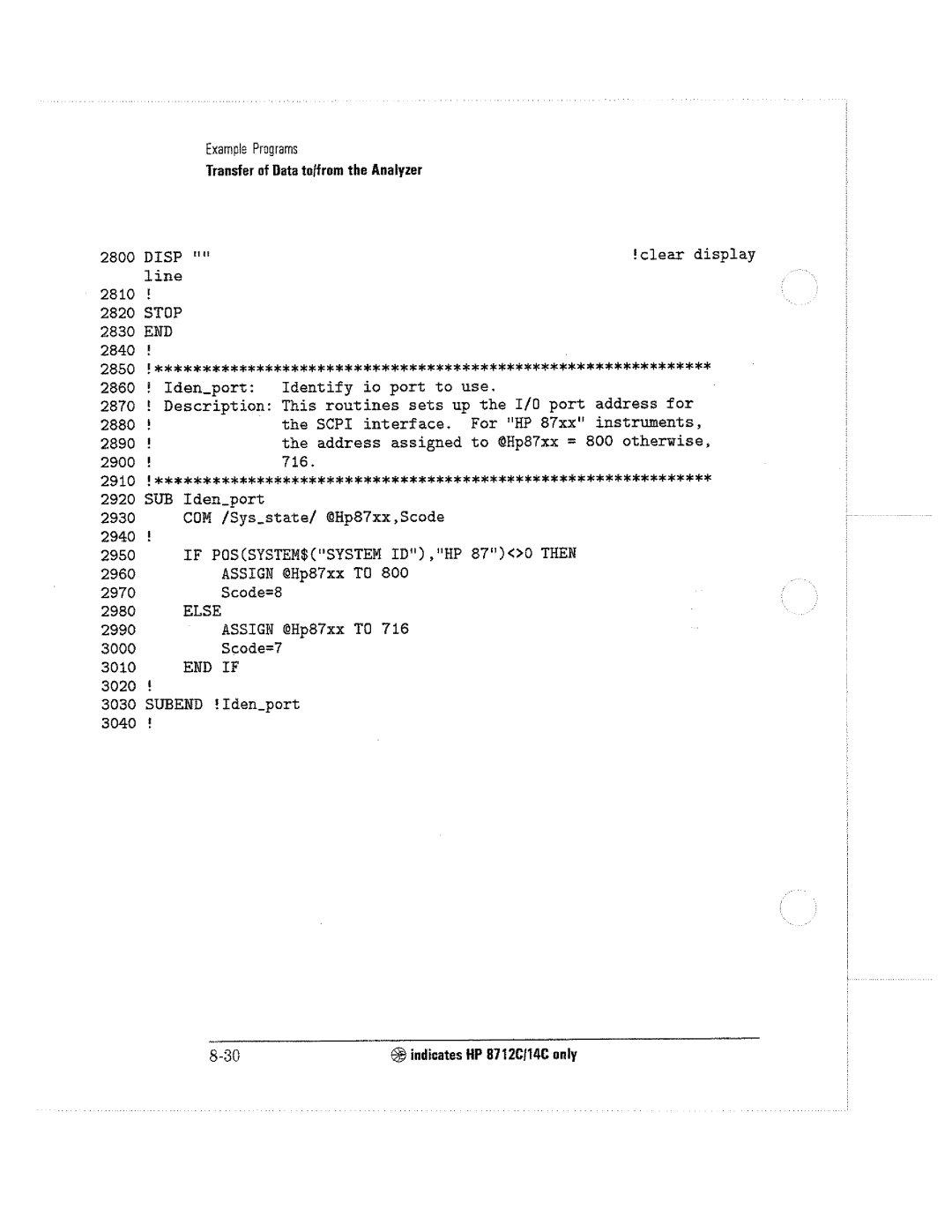 HP 8711C, 8714C, 8712C manual 