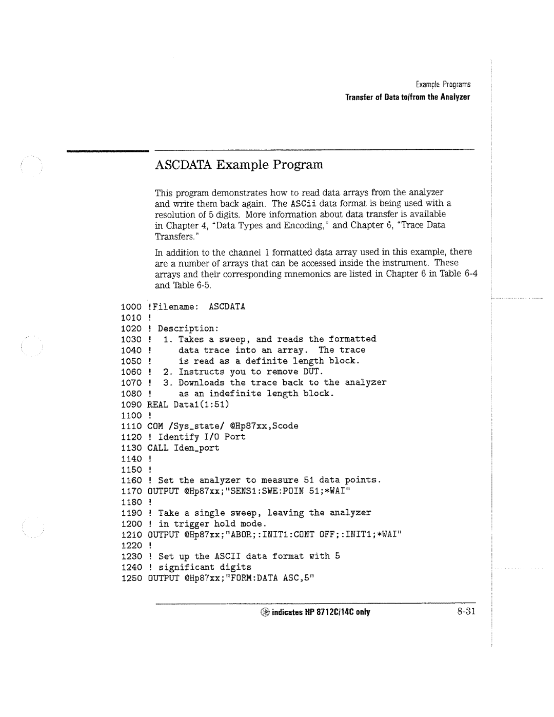 HP 8714C, 8711C, 8712C manual 