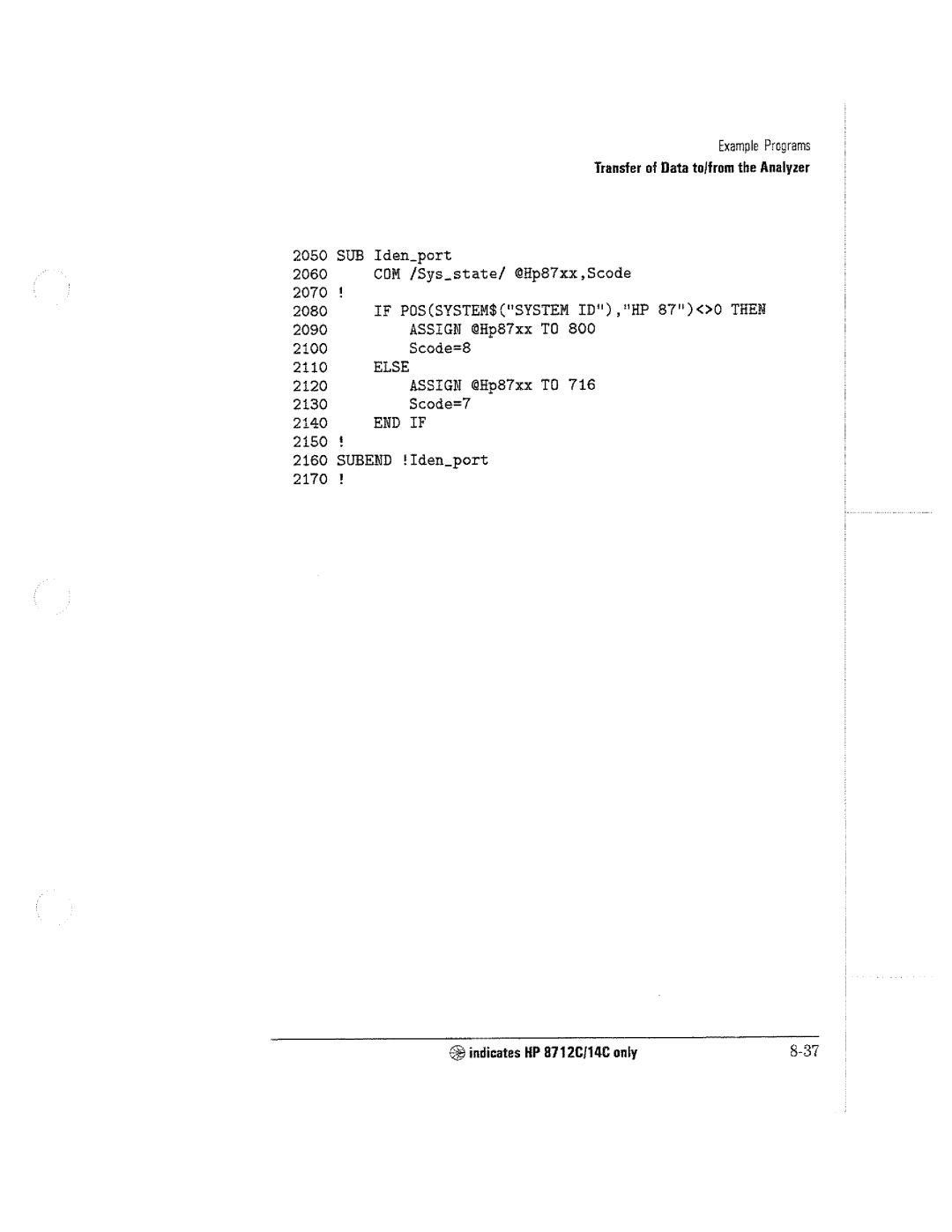 HP 8714C, 8711C, 8712C manual 