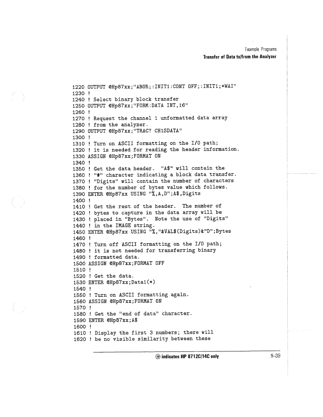 HP 8711C, 8714C, 8712C manual 