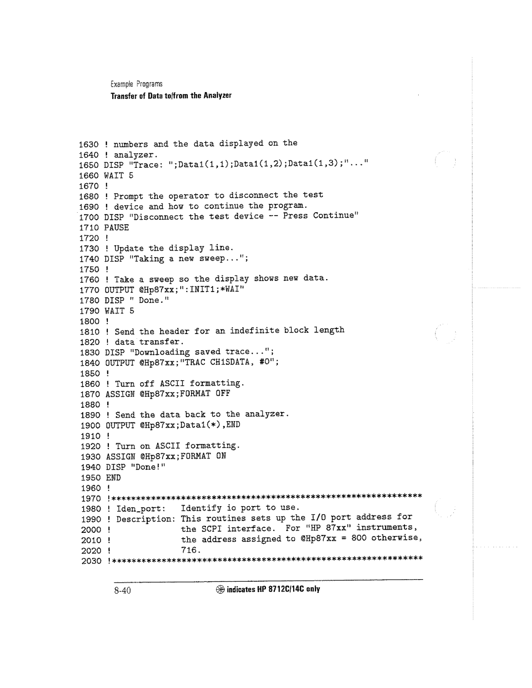 HP 8714C, 8711C, 8712C manual 