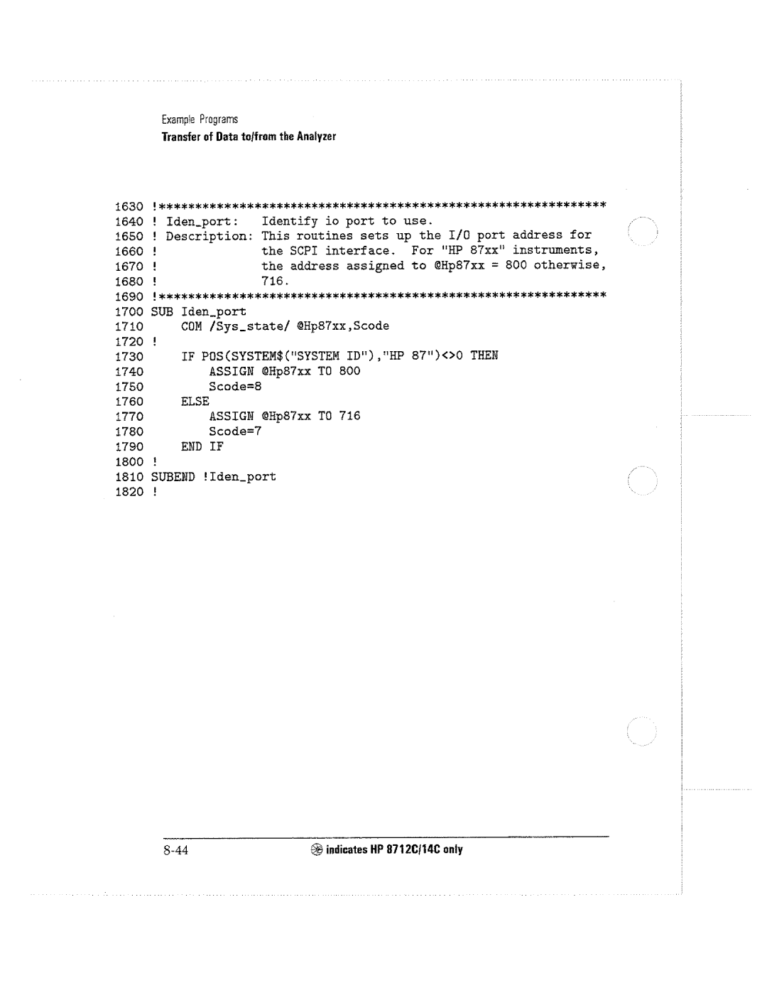 HP 8712C, 8711C, 8714C manual 
