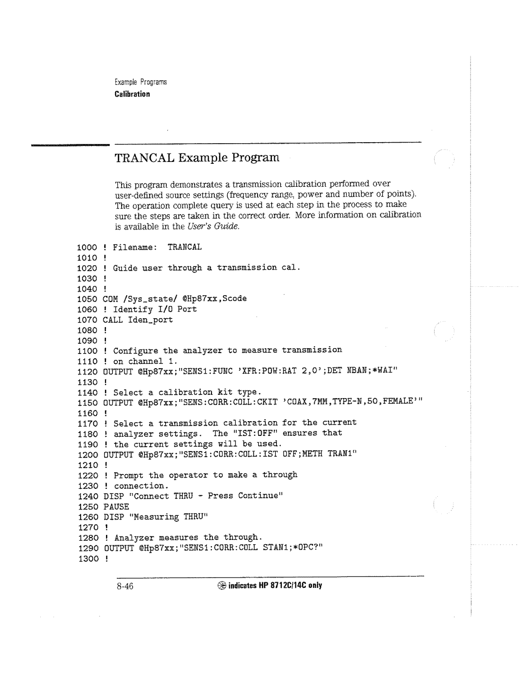 HP 8714C, 8711C, 8712C manual 