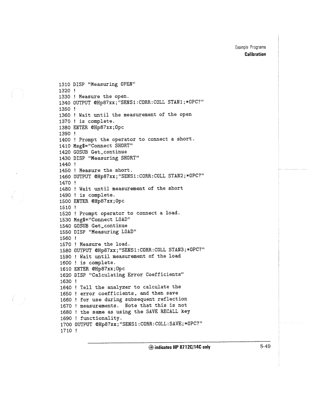 HP 8714C, 8711C, 8712C manual 
