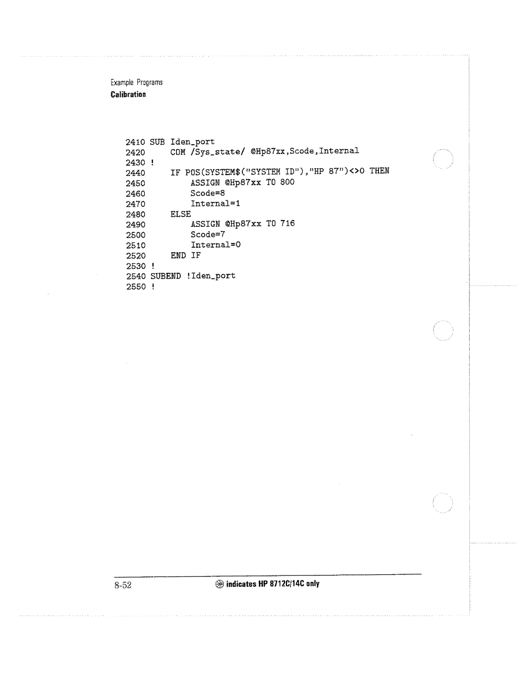 HP 8714C, 8711C, 8712C manual 