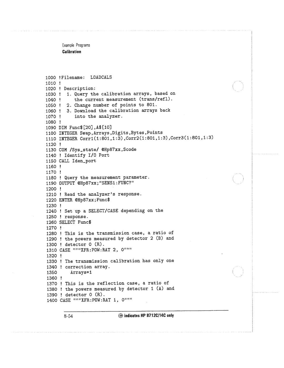 HP 8711C, 8714C, 8712C manual 
