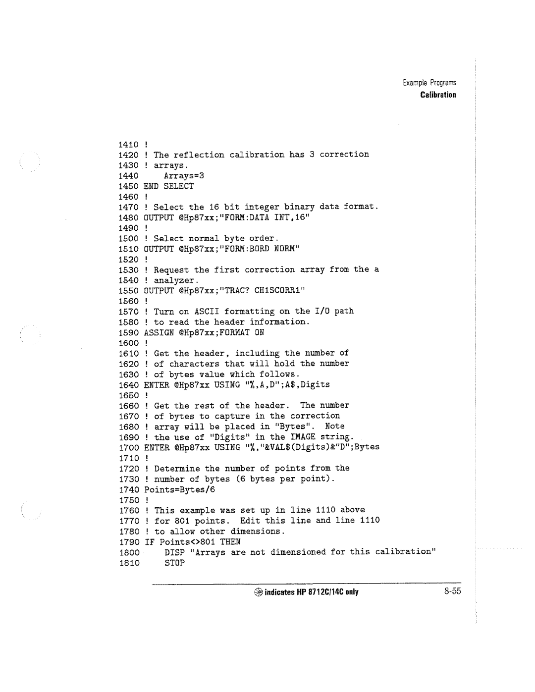 HP 8714C, 8711C, 8712C manual 
