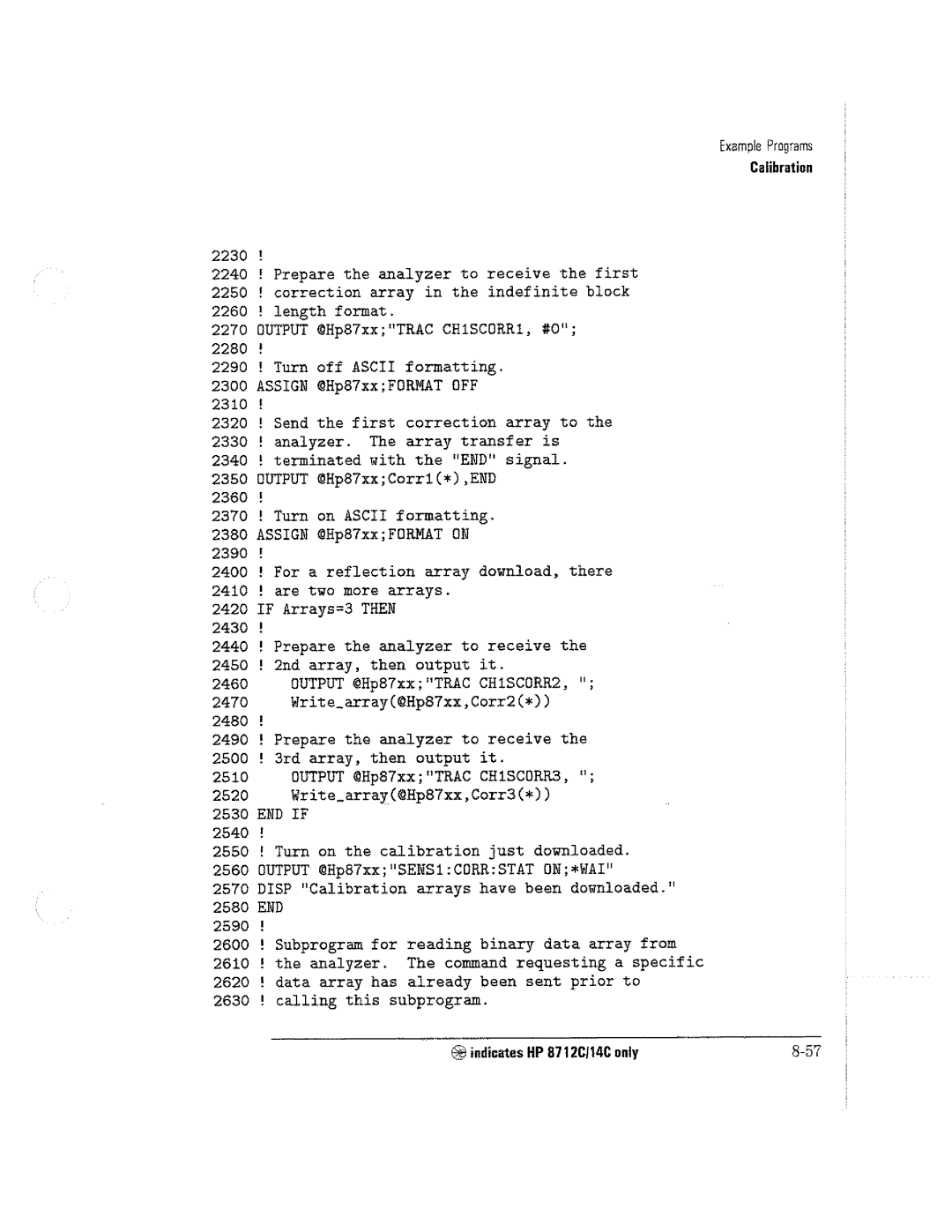 HP 8711C, 8714C, 8712C manual 