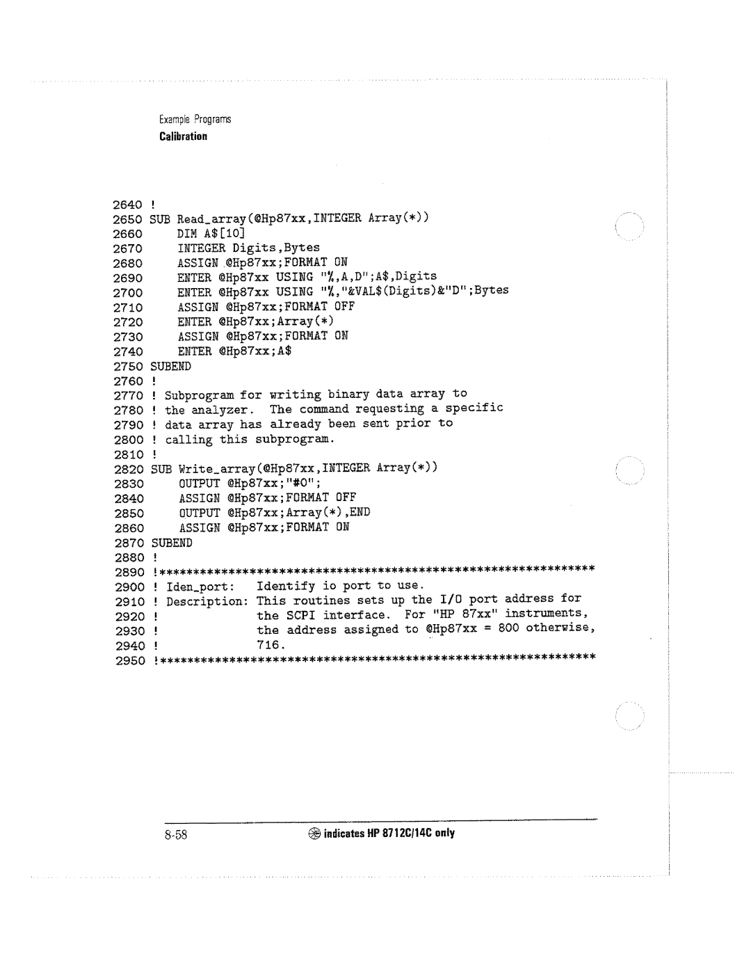 HP 8714C, 8711C, 8712C manual 