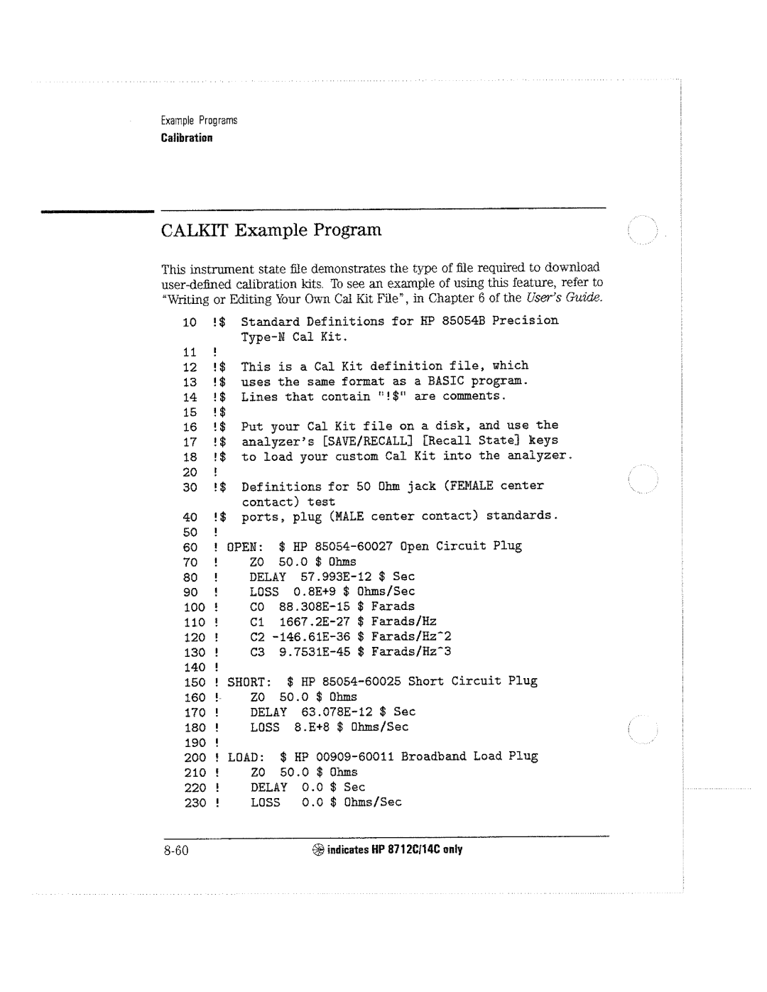 HP 8711C, 8714C, 8712C manual 