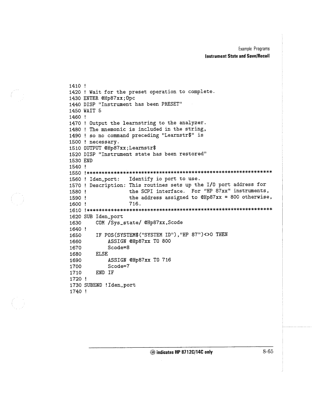 HP 8712C, 8711C, 8714C manual 