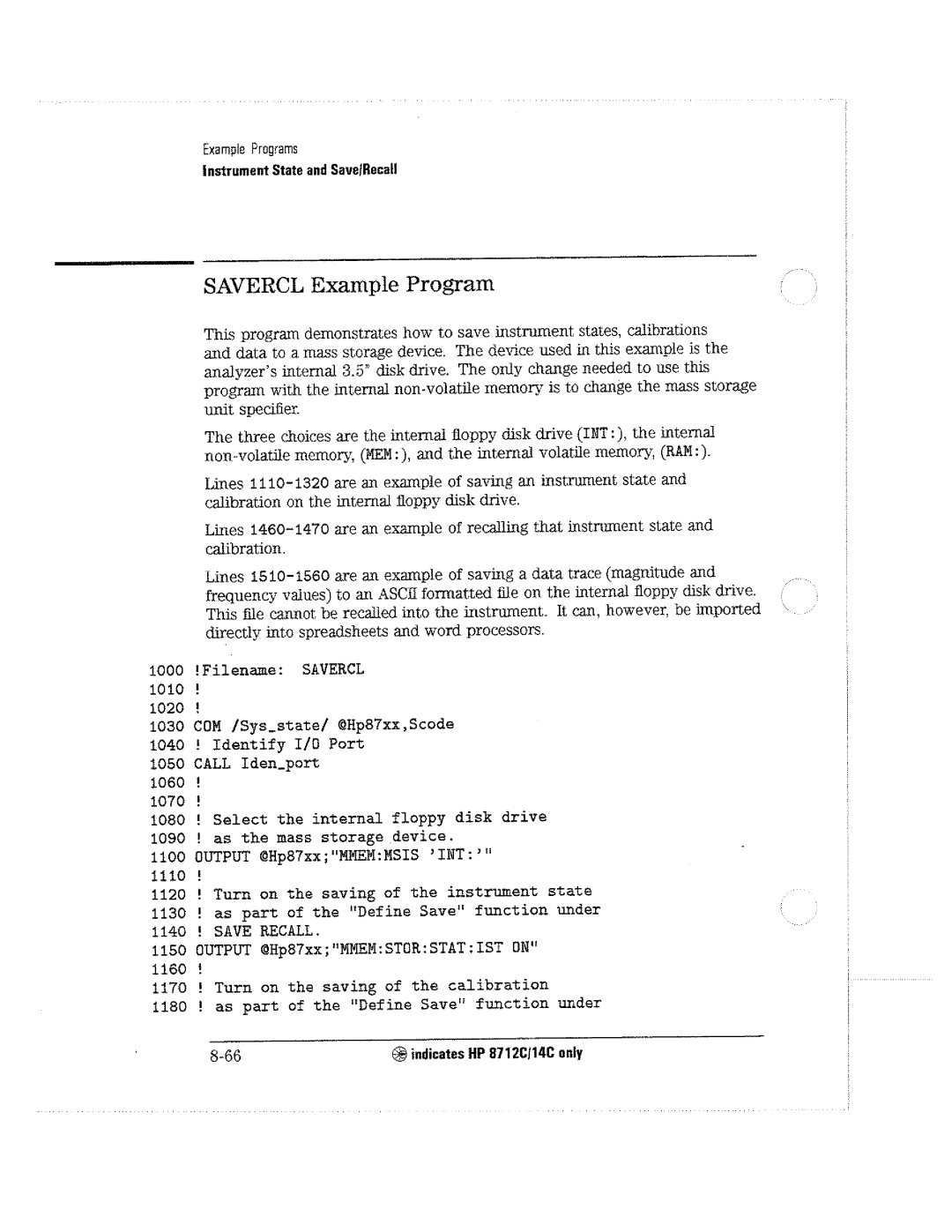 HP 8711C, 8714C, 8712C manual 