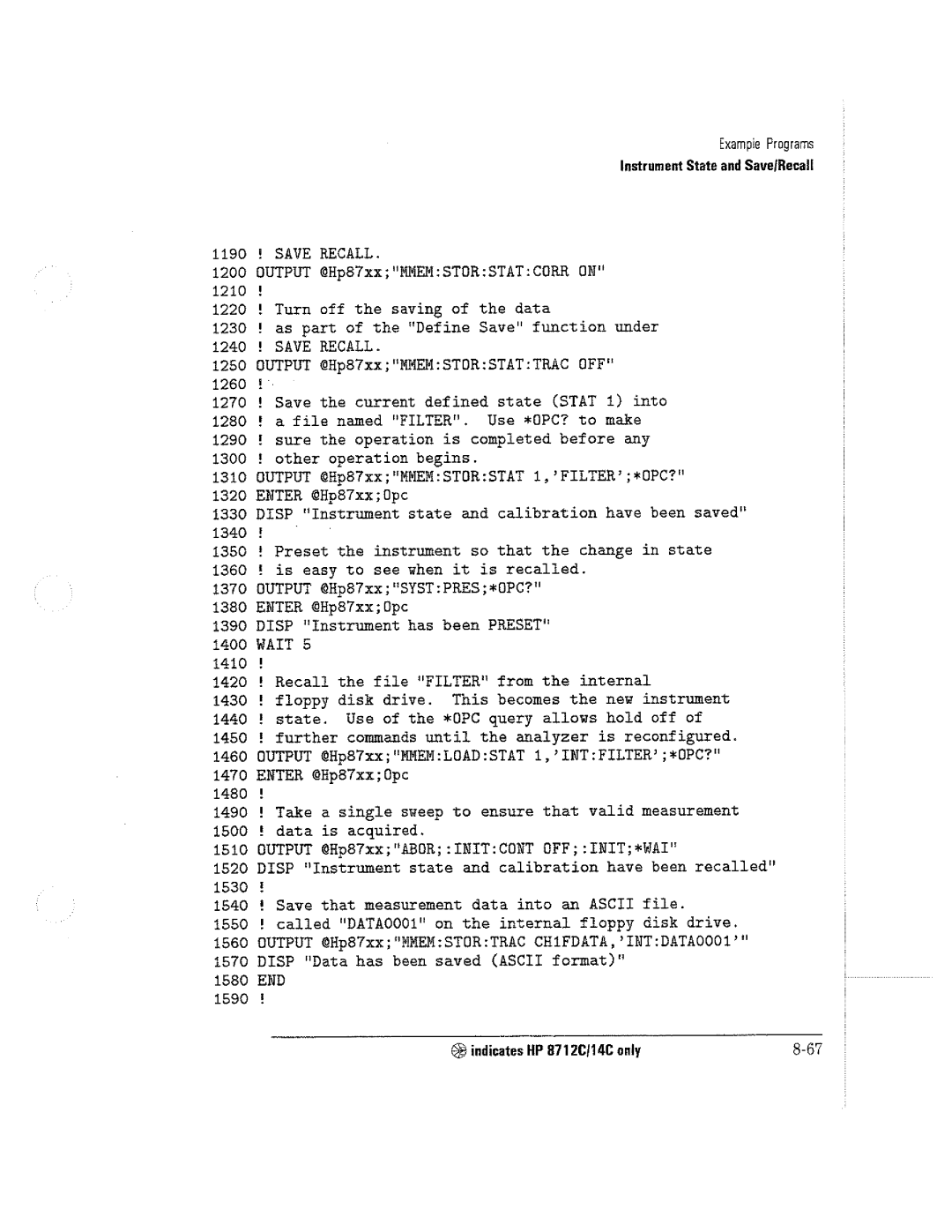 HP 8714C, 8711C, 8712C manual 