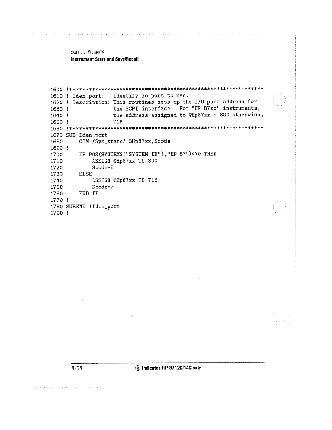 HP 8712C, 8711C, 8714C manual 