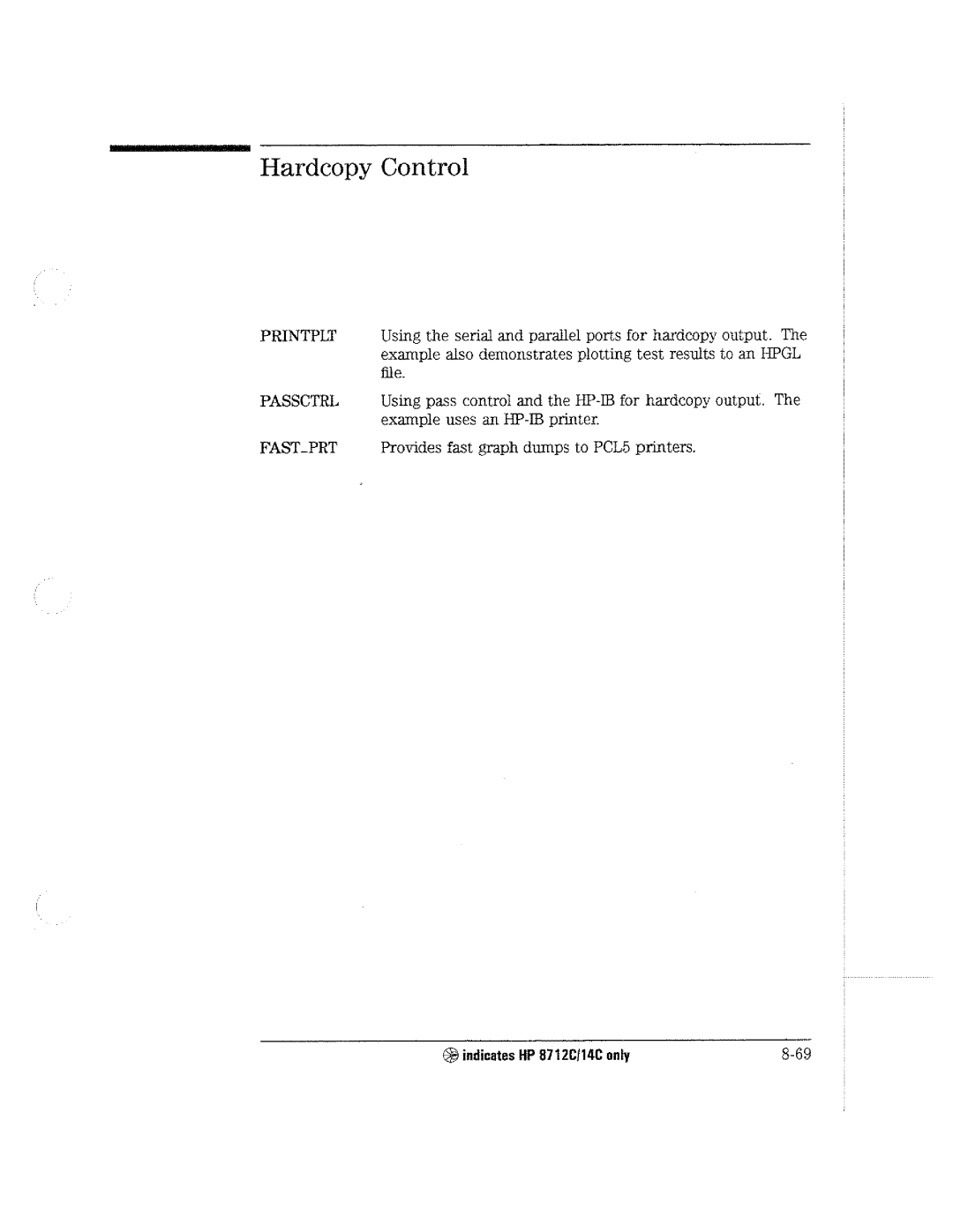 HP 8711C, 8714C, 8712C manual 