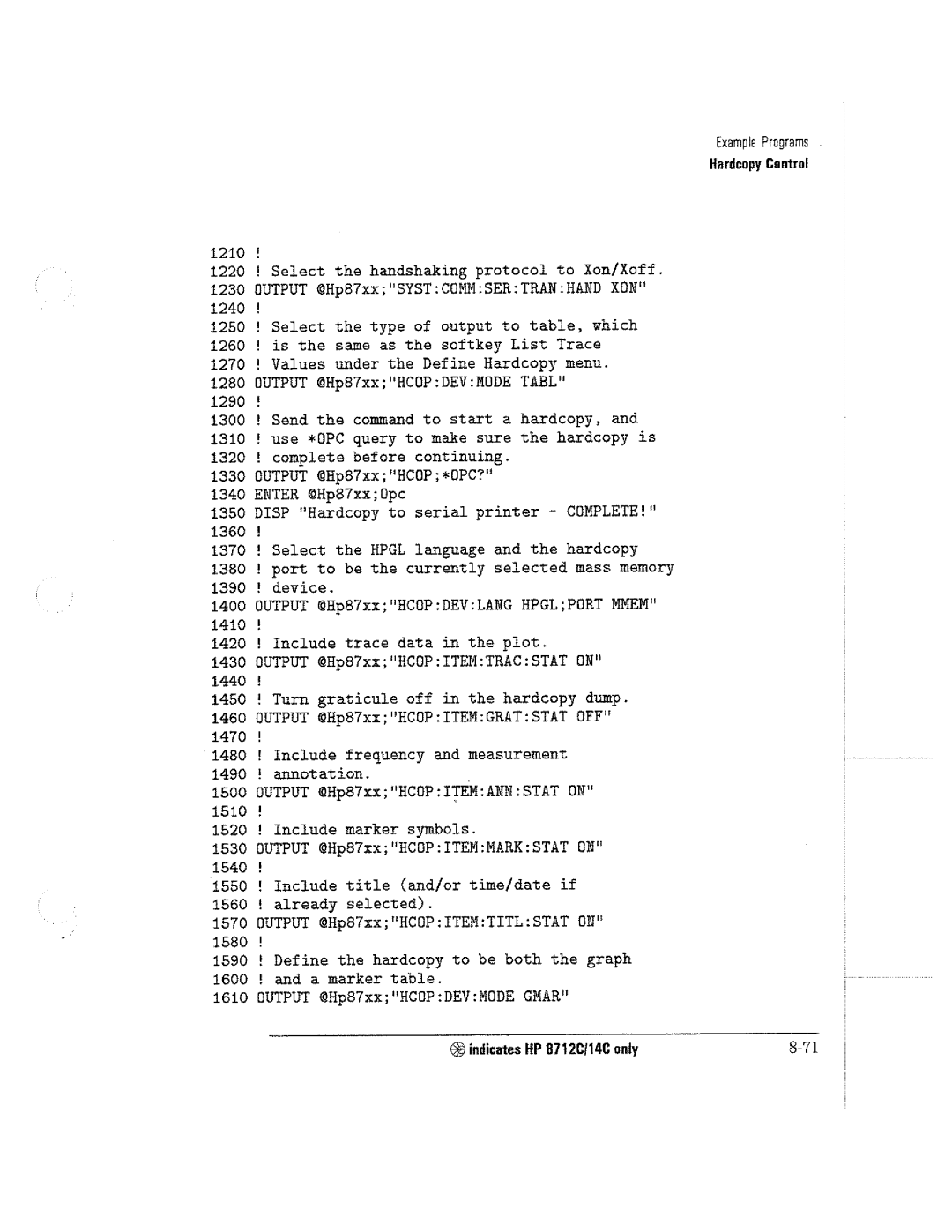 HP 8712C, 8711C, 8714C manual 