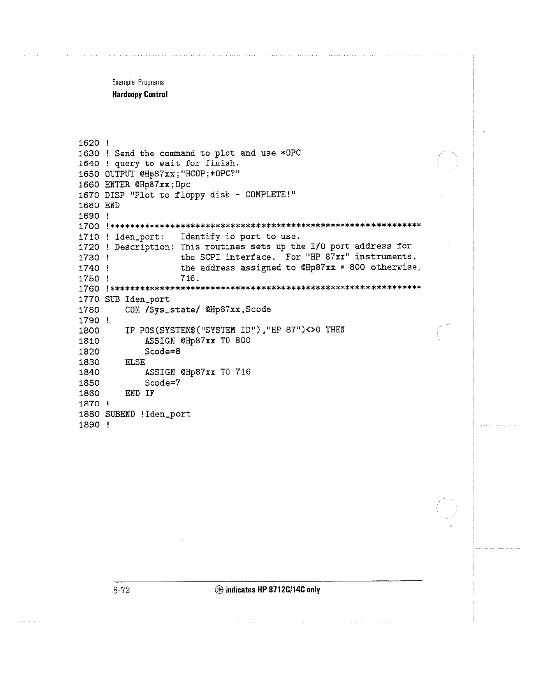 HP 8711C, 8714C, 8712C manual 
