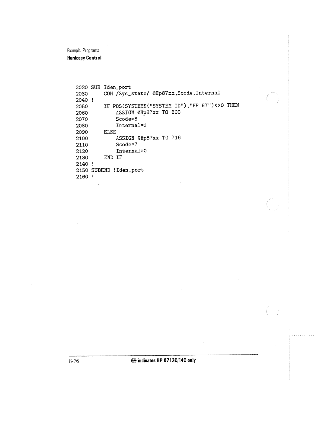 HP 8714C, 8711C, 8712C manual 