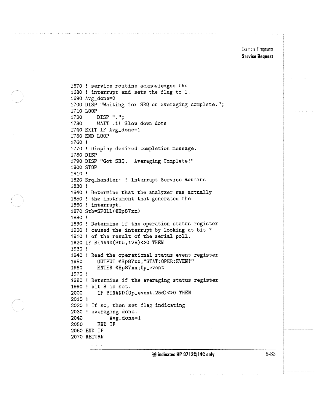 HP 8712C, 8711C, 8714C manual 