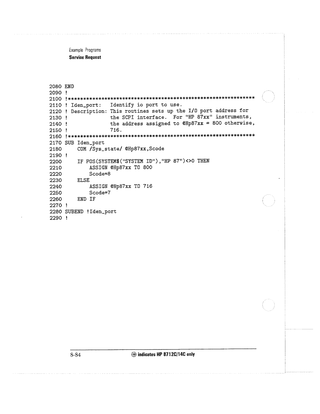 HP 8711C, 8714C, 8712C manual 