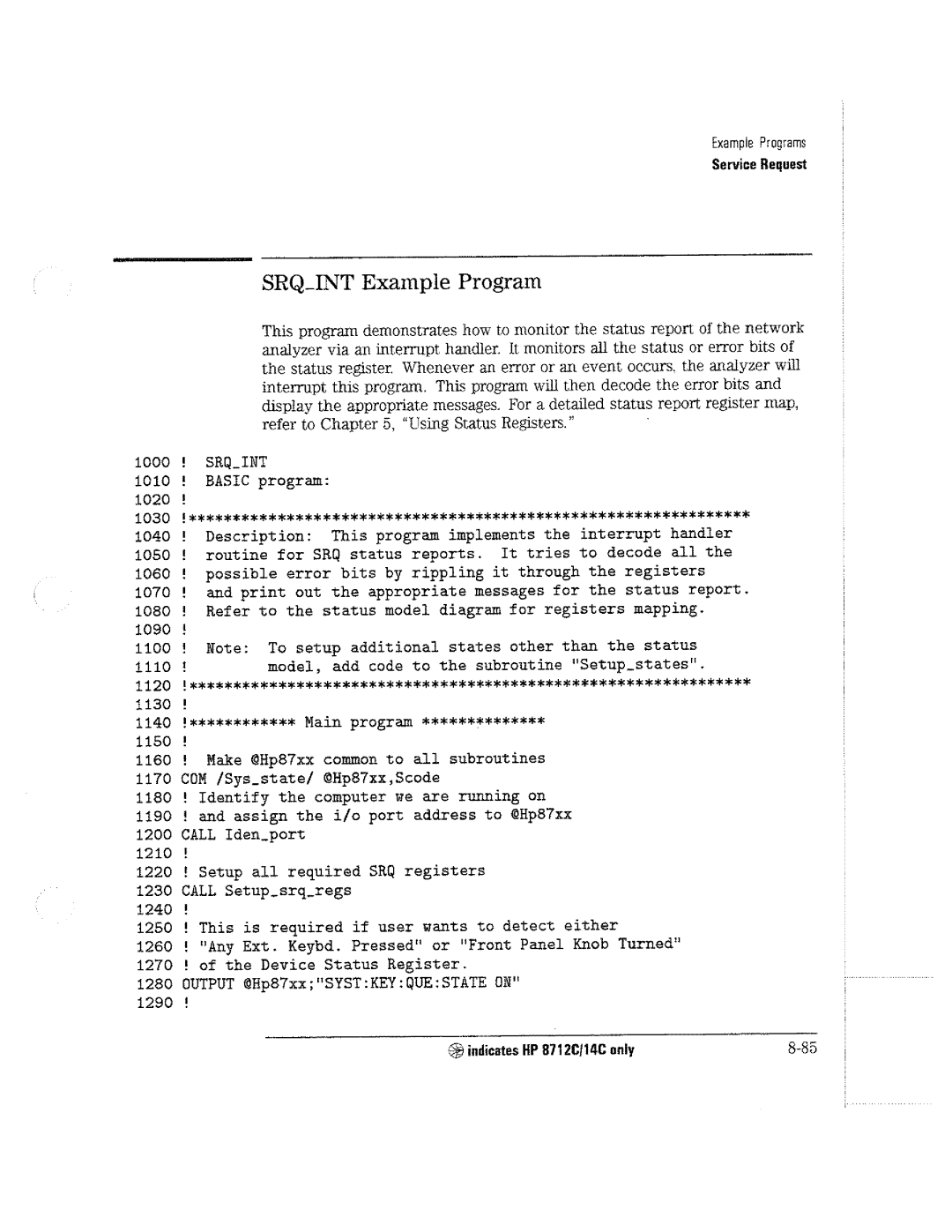HP 8714C, 8711C, 8712C manual 