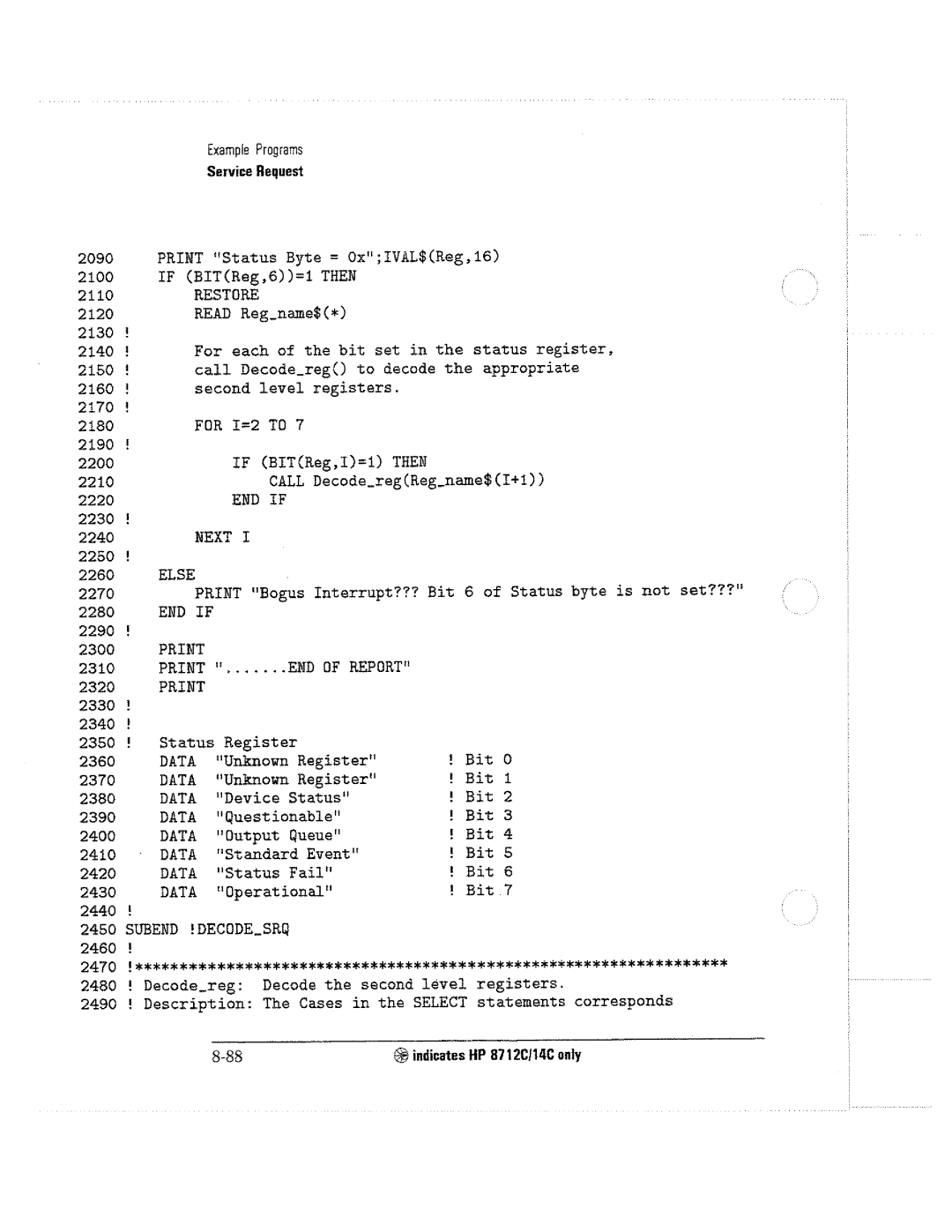 HP 8714C, 8711C, 8712C manual 
