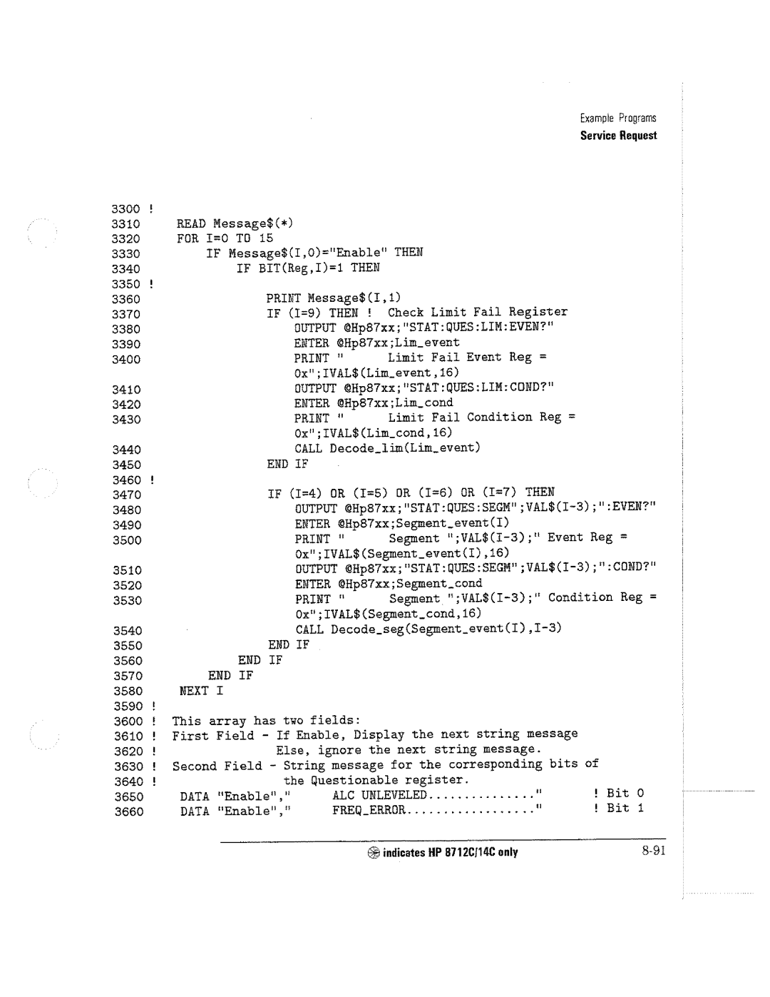 HP 8714C, 8711C, 8712C manual 