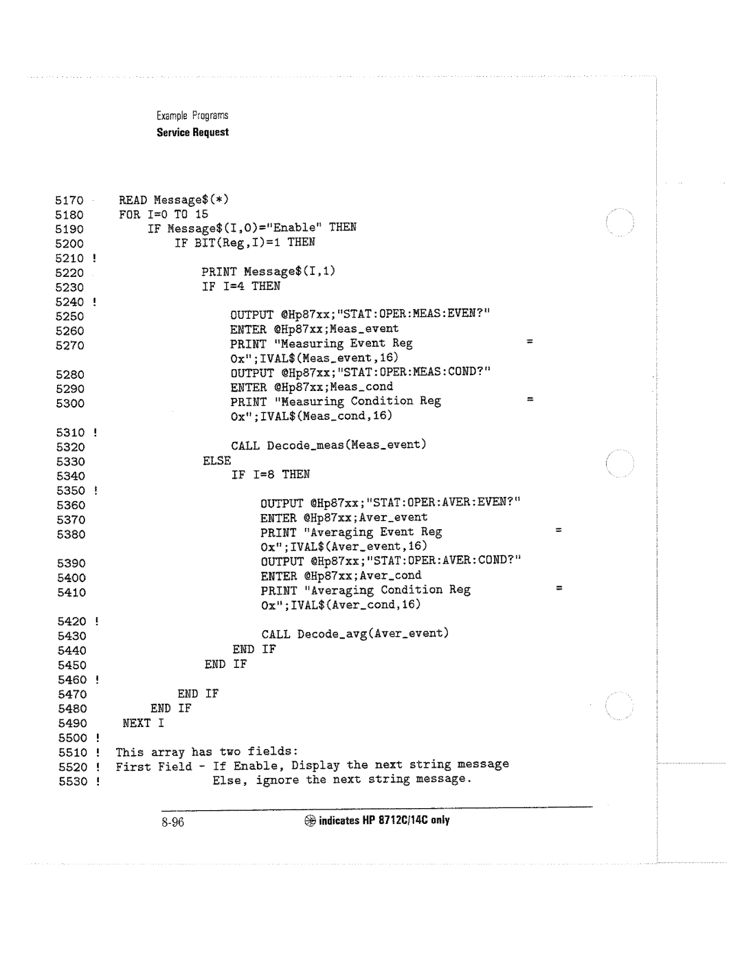 HP 8711C, 8714C, 8712C manual 