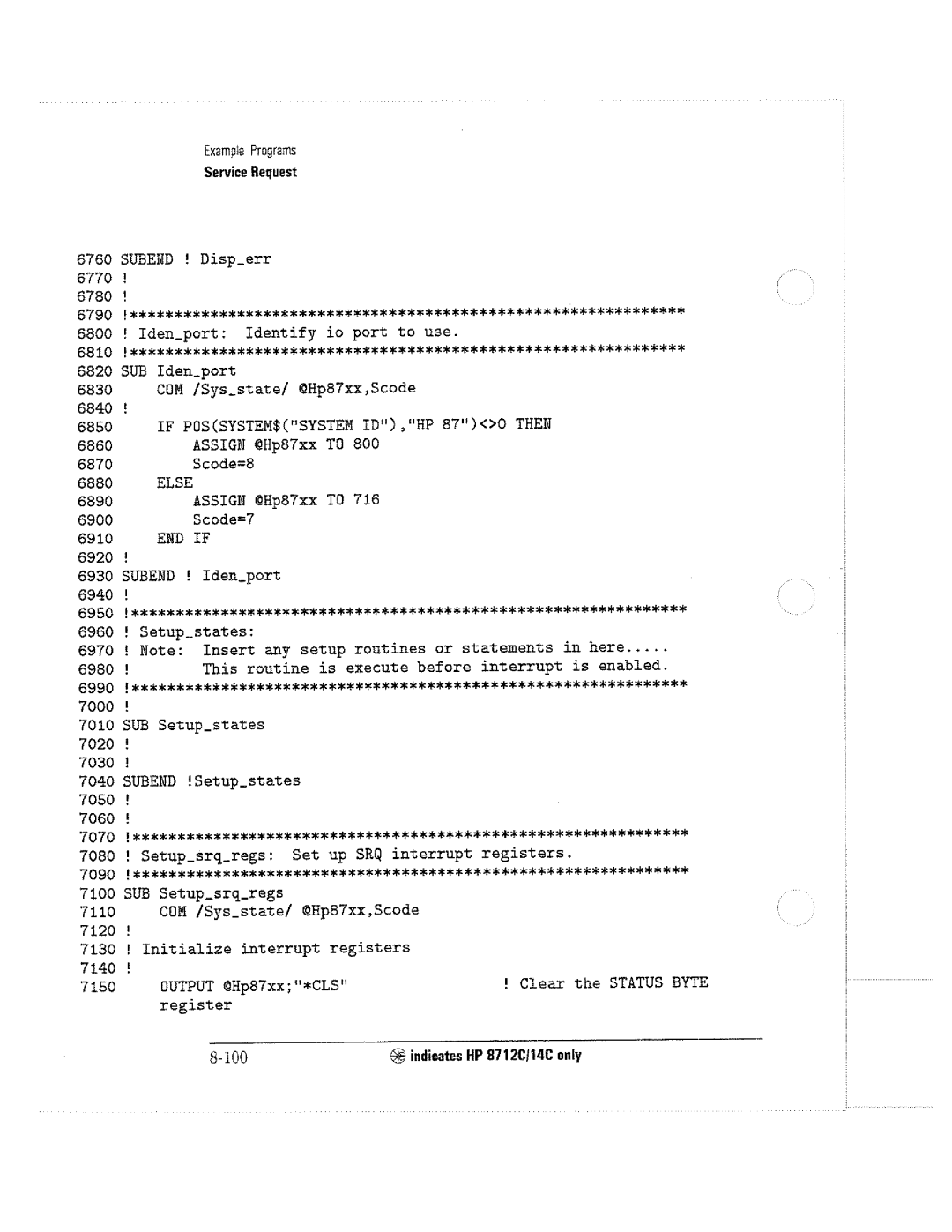 HP 8714C, 8711C, 8712C manual 