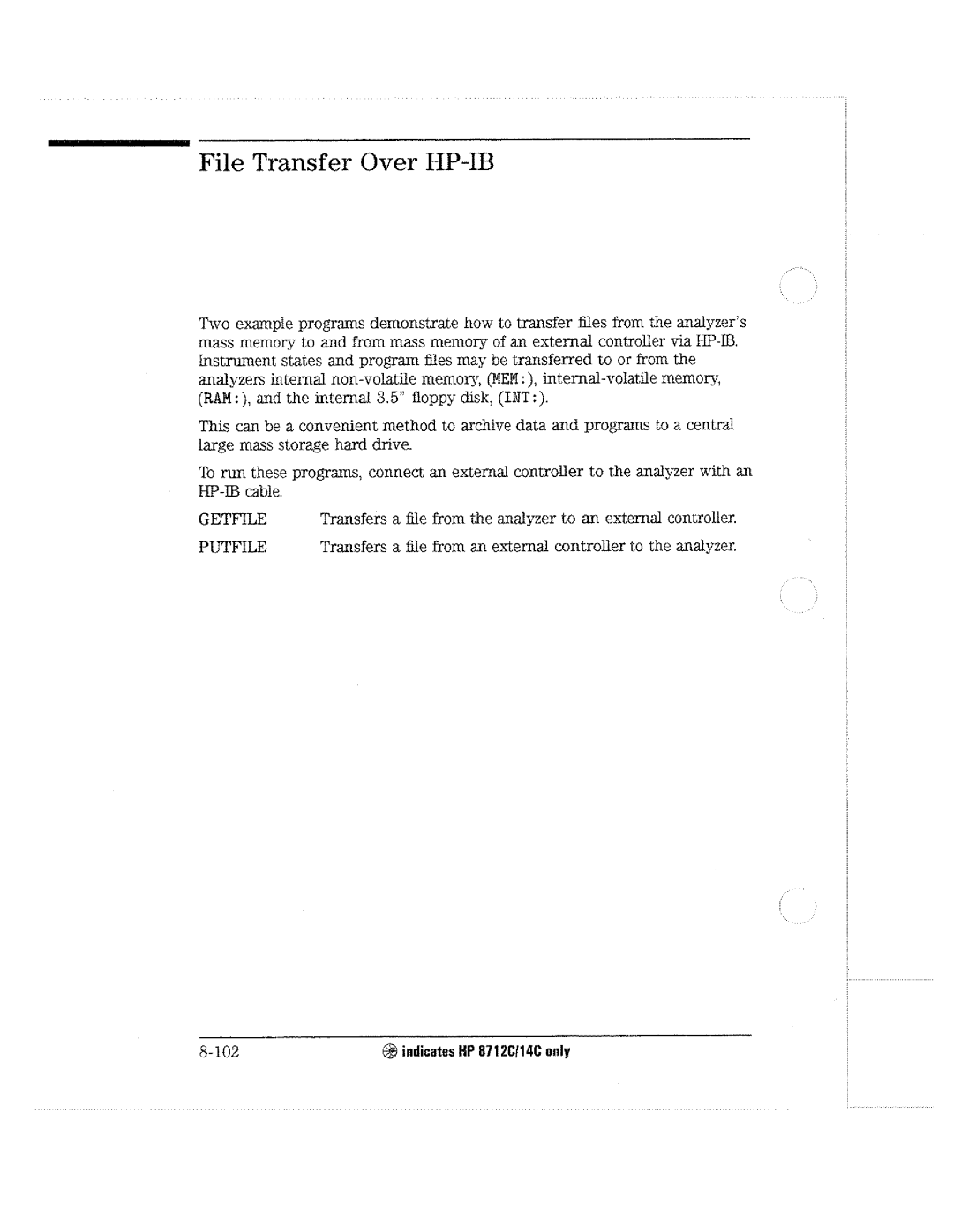 HP 8711C, 8714C, 8712C manual 