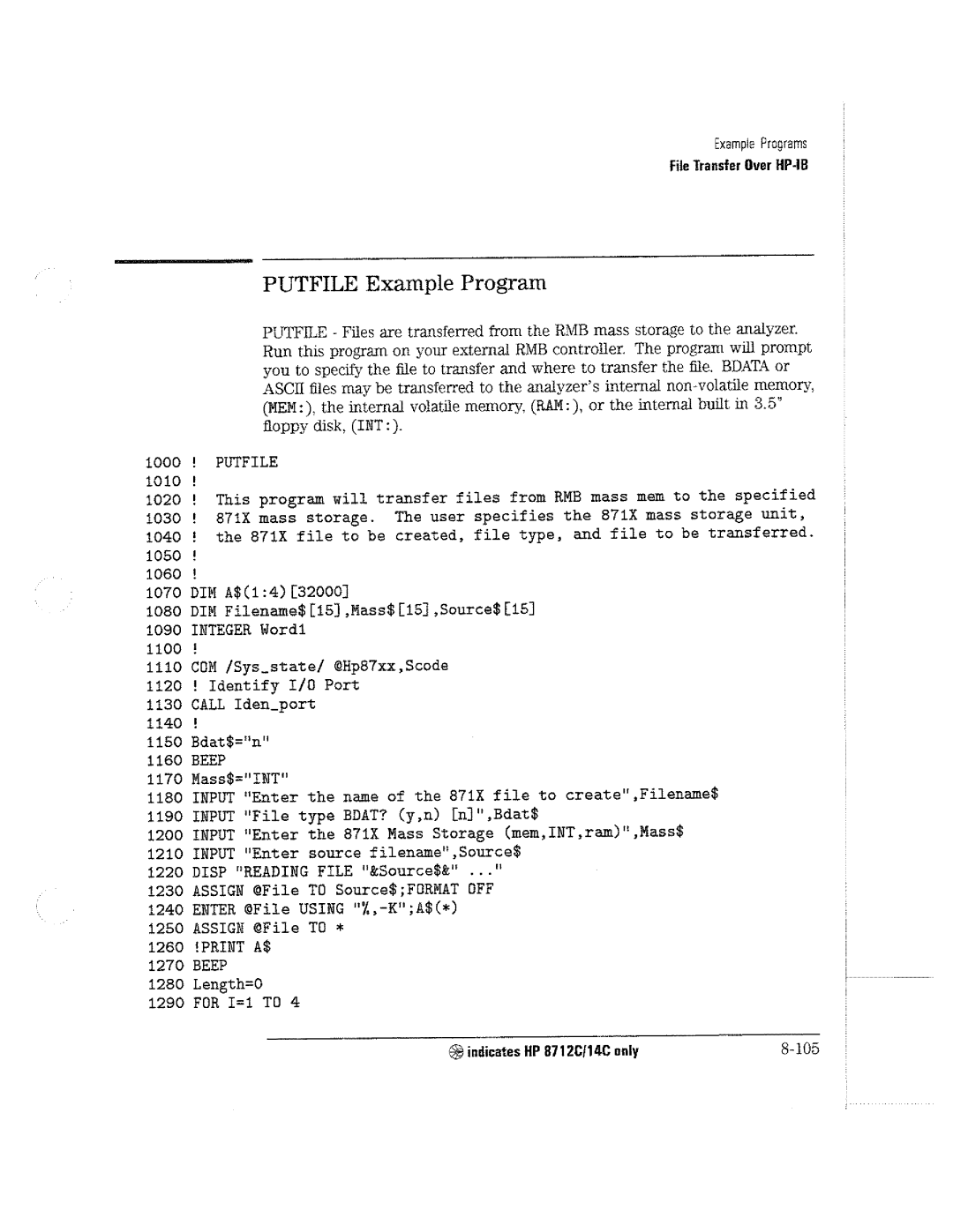 HP 8711C, 8714C, 8712C manual 