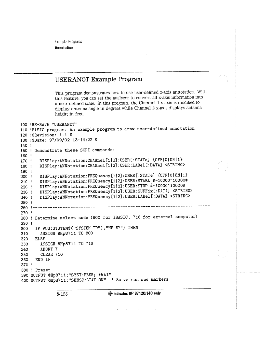 HP 8711C, 8714C, 8712C manual 