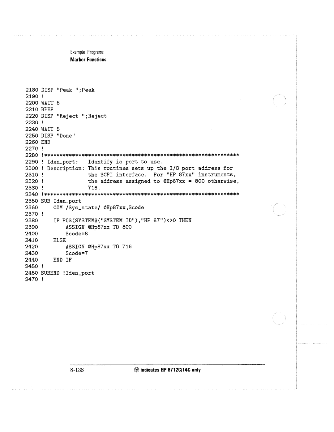 HP 8711C, 8714C, 8712C manual 