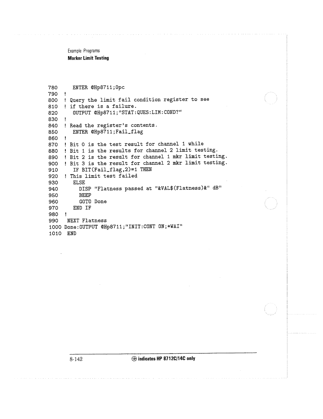 HP 8714C, 8711C, 8712C manual 