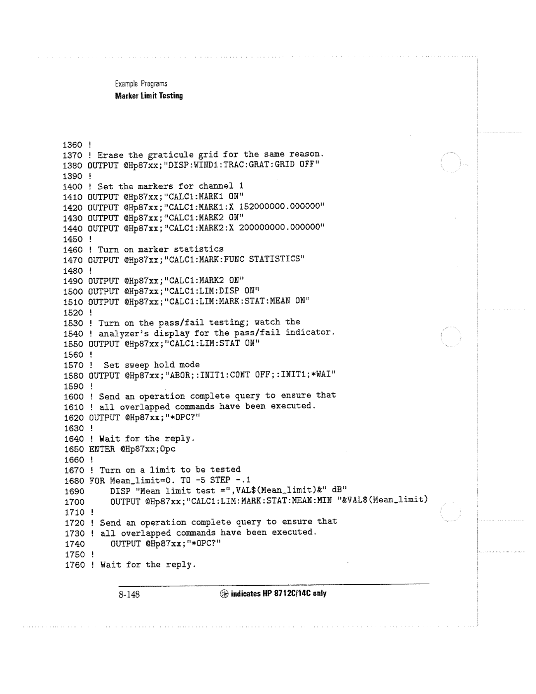 HP 8714C, 8711C, 8712C manual 