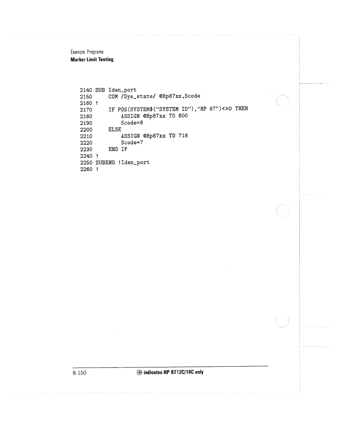 HP 8711C, 8714C, 8712C manual 