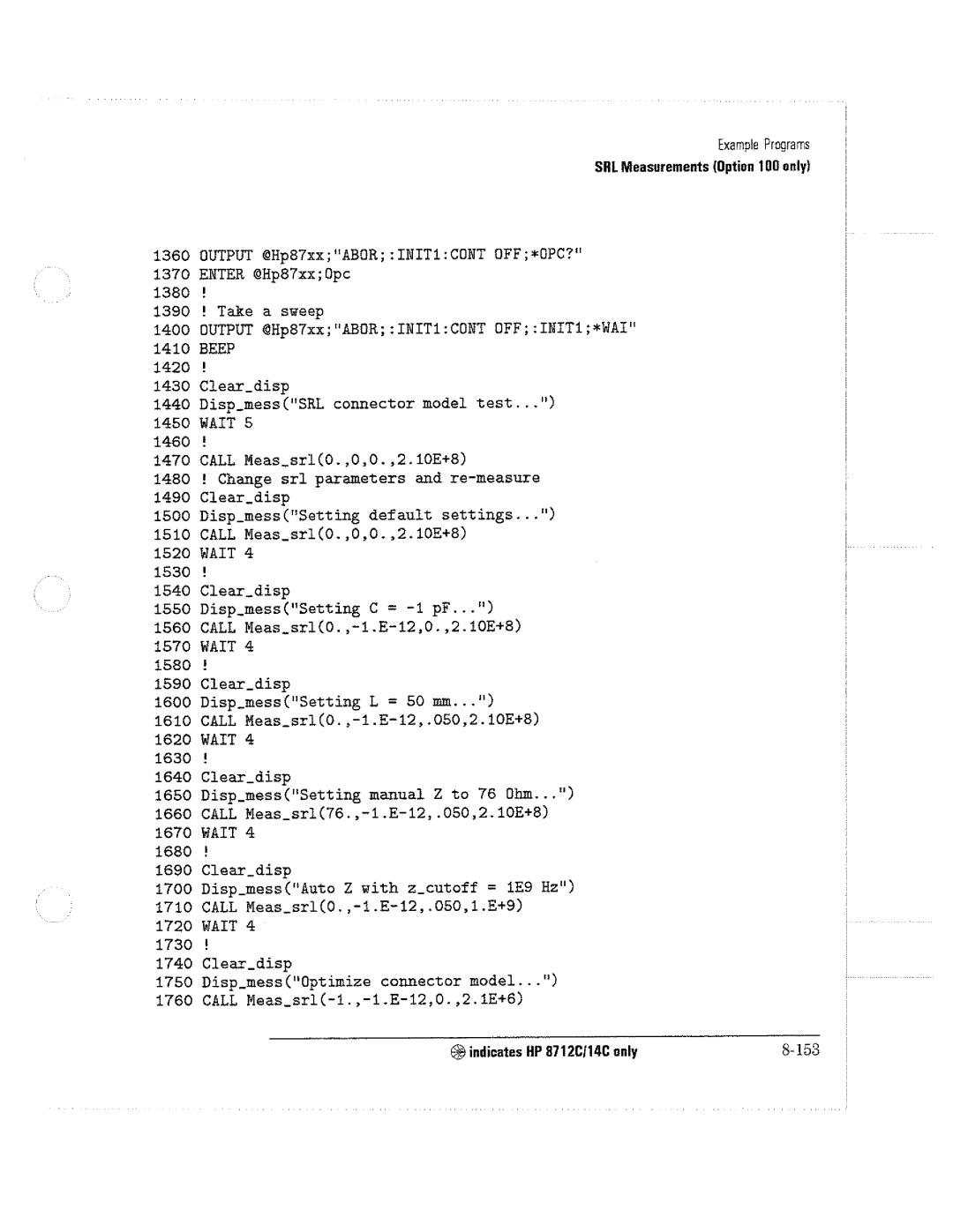 HP 8711C, 8714C, 8712C manual 