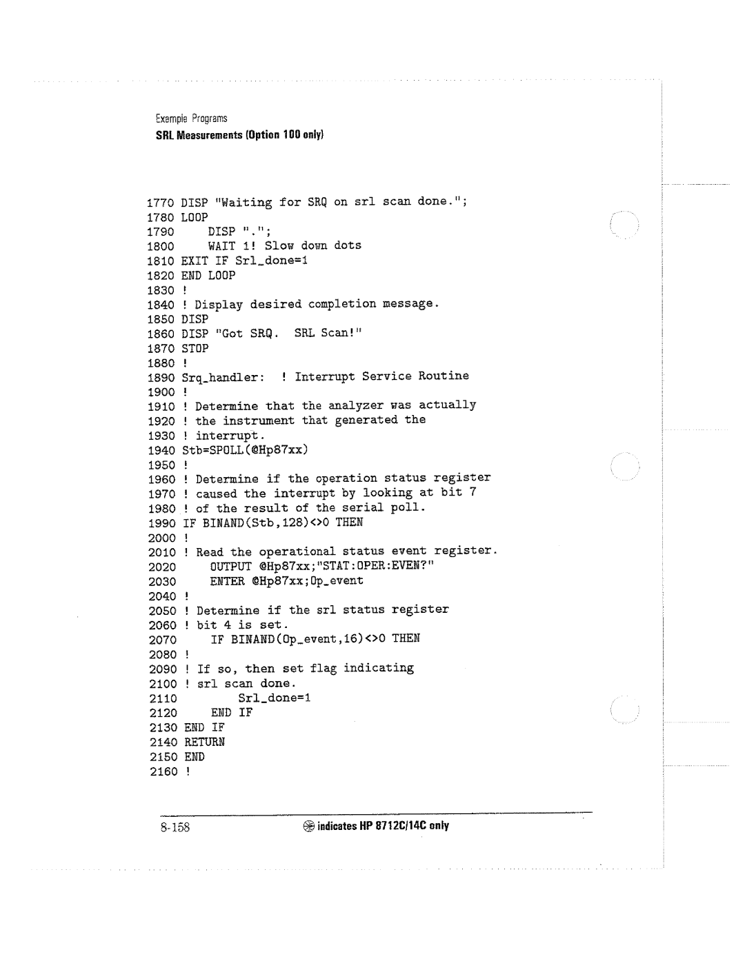 HP 8712C, 8711C, 8714C manual 