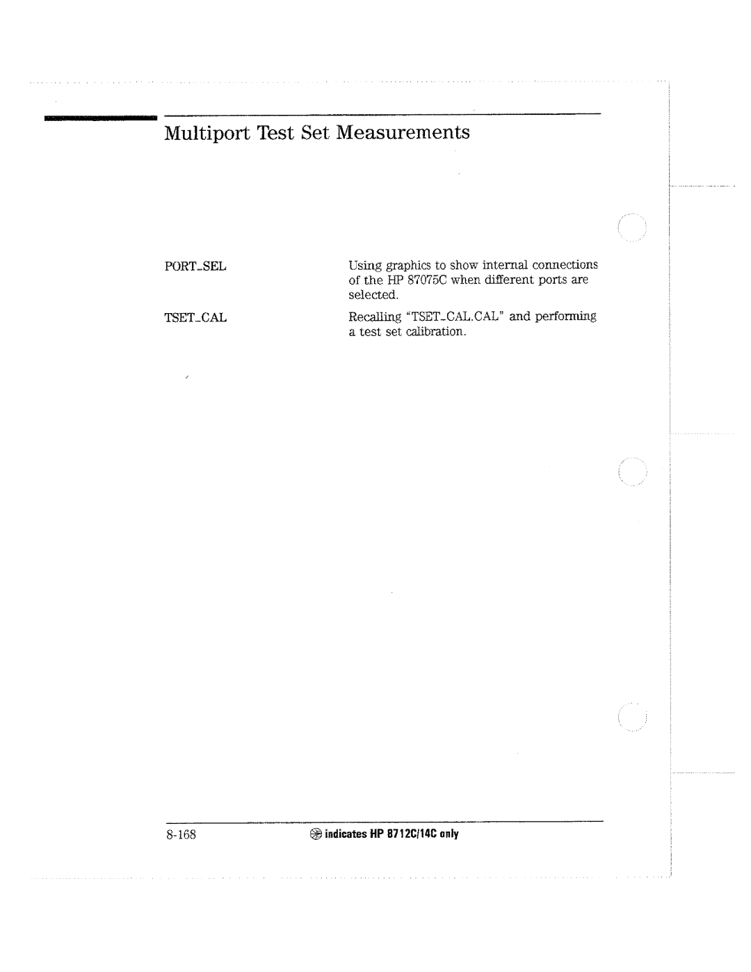 HP 8711C, 8714C, 8712C manual 