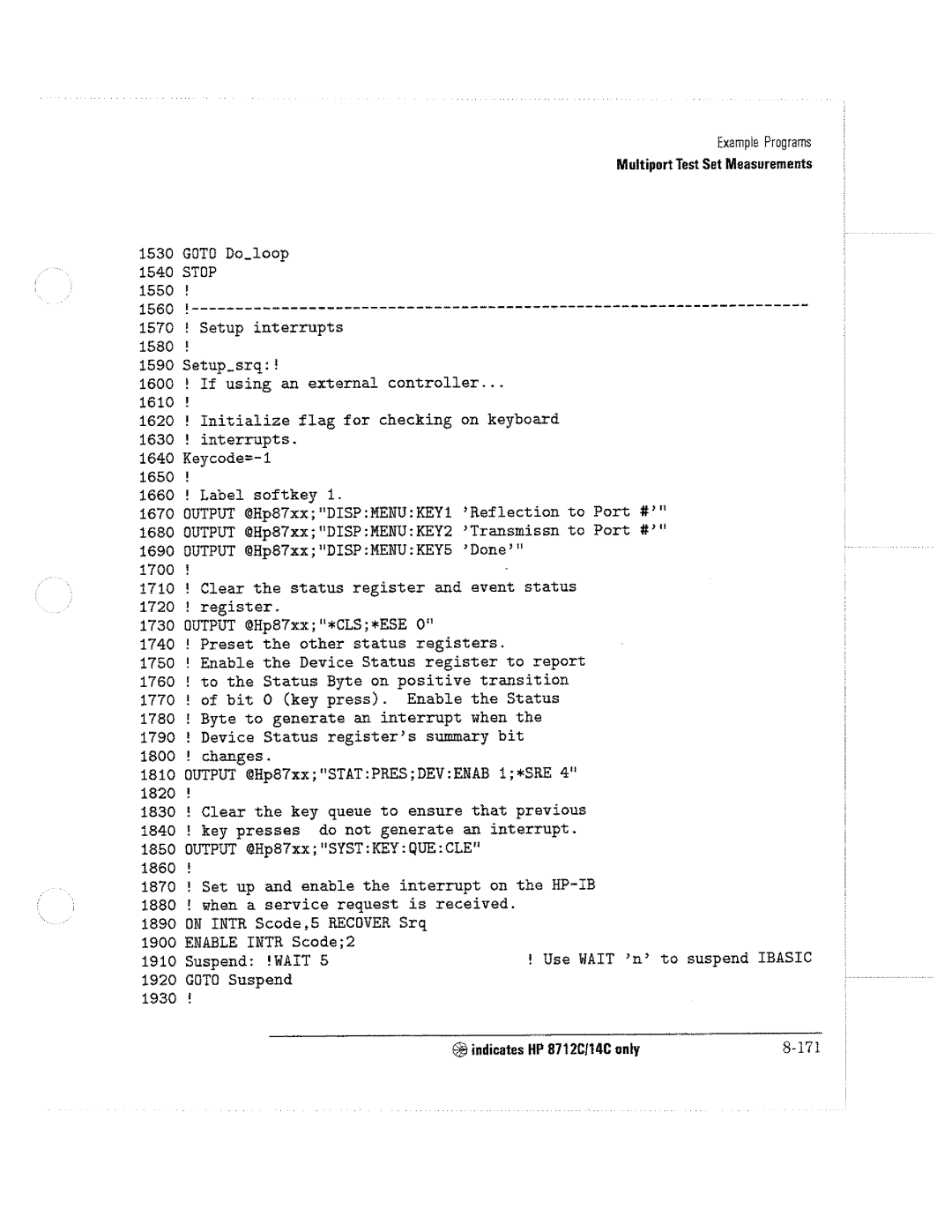HP 8711C, 8714C, 8712C manual 